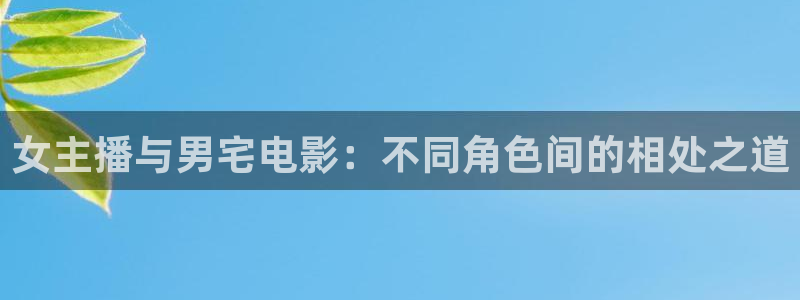 茄子视频18：女主播与男宅电影：不同角色间的相处之道